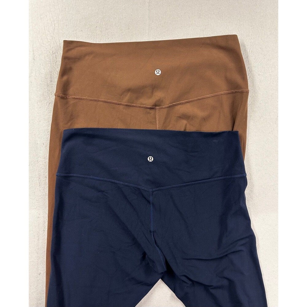 Lululemon Align High-Rise Leggings Brown and Navy Blue 16